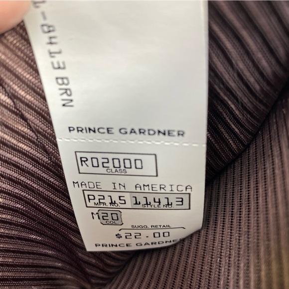 PRINCE GARDNER VINTAGE BROWN LEATHER MENS WALLET - Picture 10 of 10